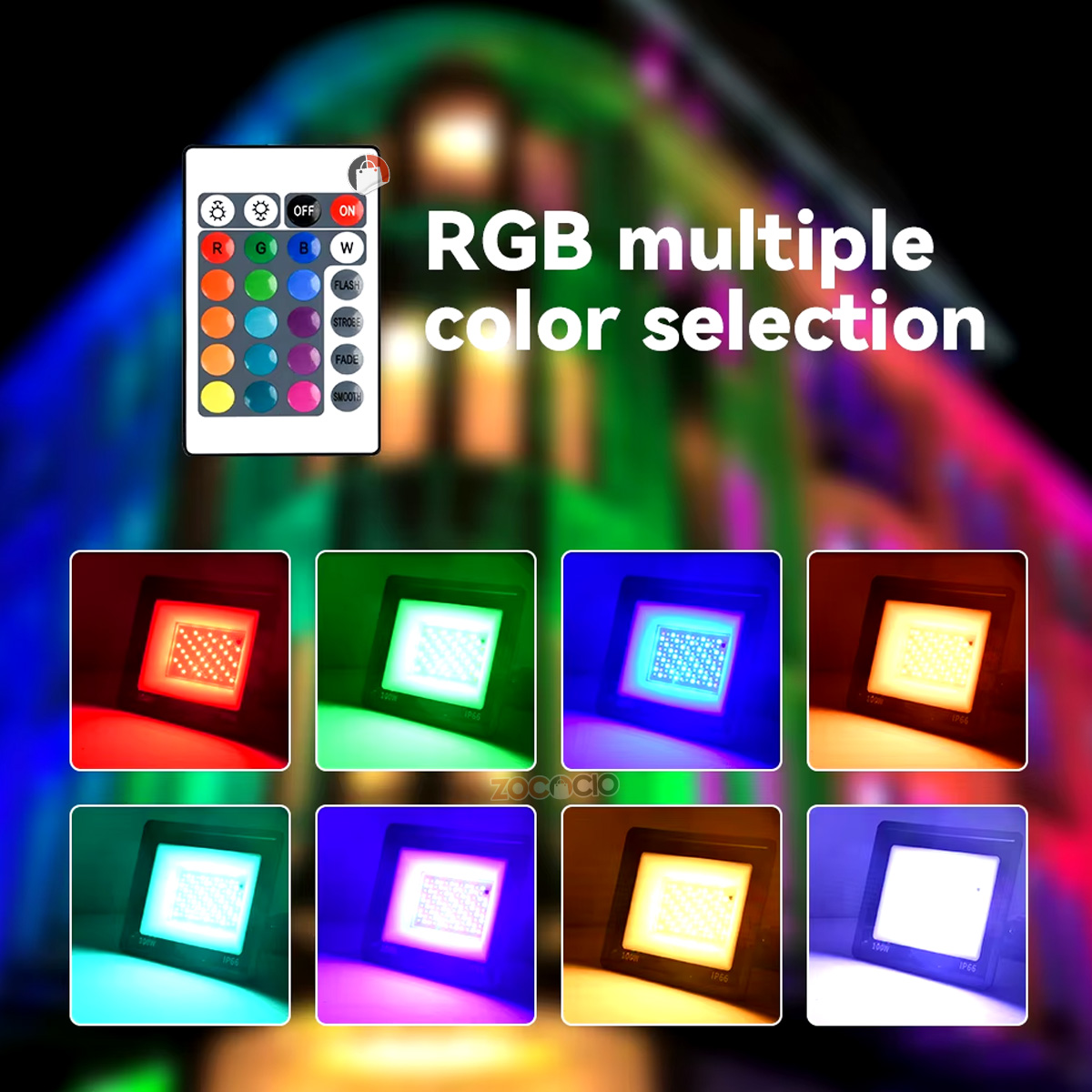 Mini Reflector Led Rgb Lampara De Colore